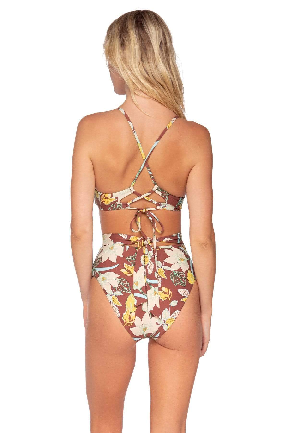 Bestswimwear - Swim Systems Desert Blooms Cora Tie Back