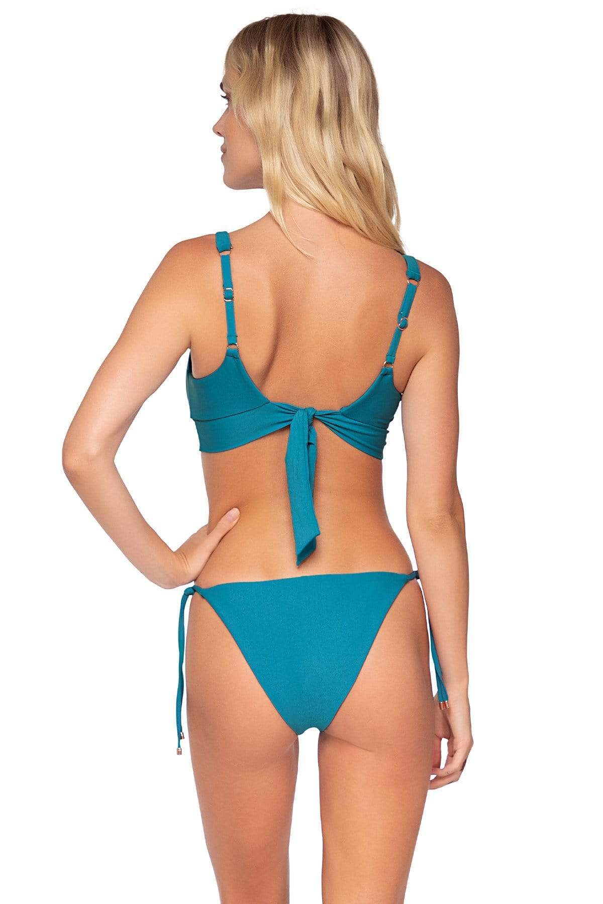 Bestswimwear - Swim Systems Pacific Blue Holly Tie Side